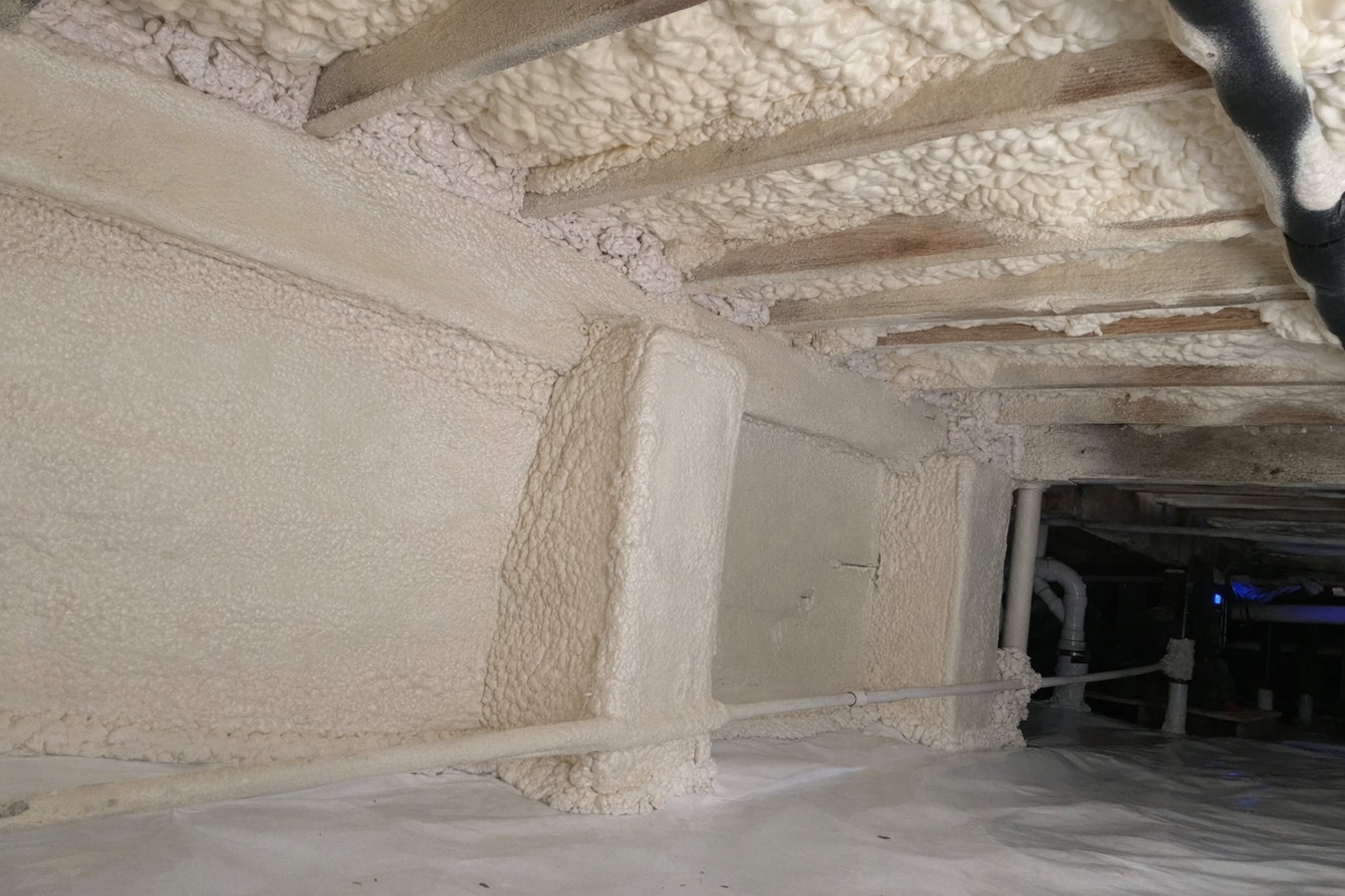 Crawl space insulation
